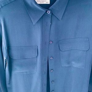 Equipment signature silk shirt